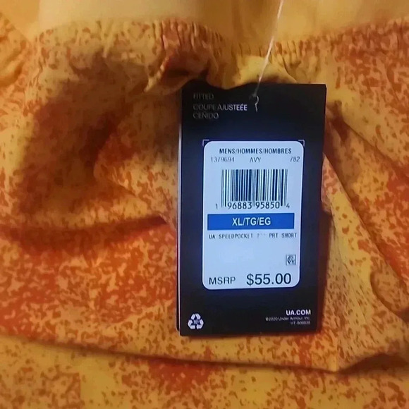 UNDER ARMOUR MENS SPEEDPOCKETS 7" SIZE XL - Picture 3 of 5